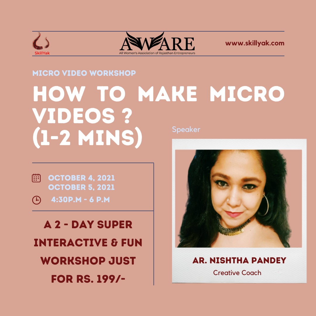 AWARE : Event : How to make macro videos ?